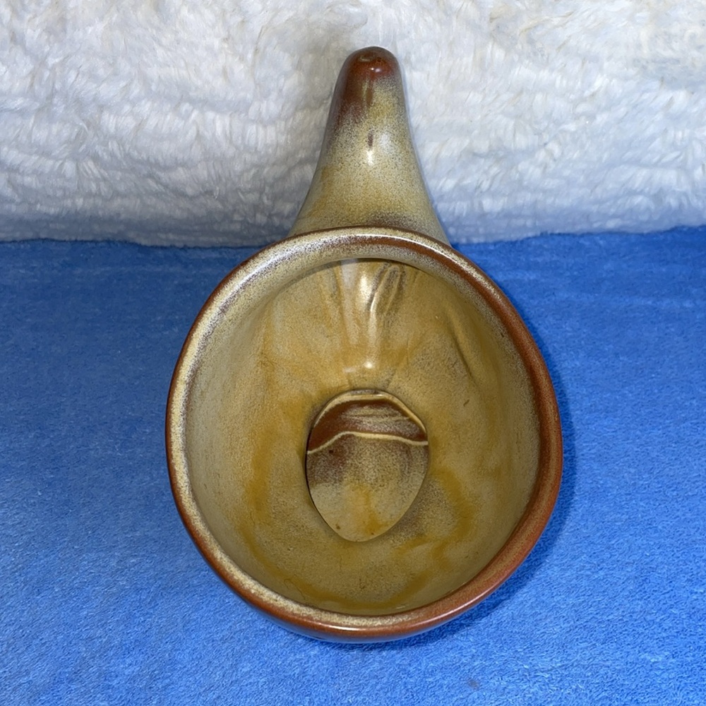 Vintage Frankoma 1950’s Cornucopia Vase - Picture 2 of 4